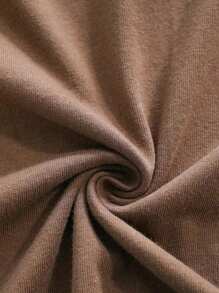 Milano Men's T-Shirt 100% Cotton Blouse Premium Mesh Shirt - 鏽棕色 - 查看 3