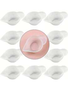 10 件装硅胶模具杯分配器，迷你测量混合杯，适用于 DIY 珠宝制作、环氧树脂工艺品