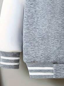 2pcs/Set Teenage Girls & Youth Raglan Athletic Jacket & Drawstring Sweatpants Track Suit Set, For Spring/Autumn