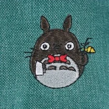 Cartoon Insulated Lunch Bag, Canvas Lunch Box Tote, 100% Handmade Zipper Tote, Lunch Bag, Back To School Gift, Christmas Gift - 繡花侍者 - 查看 7
