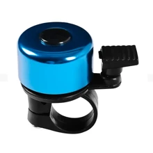 向鈴顏色彩繽紛的小型鋁合金拇指自行車鈴