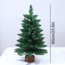 1pc Christmas Mini Small Pointed Christmas Tree Window Tabletop Ornaments Decorations (If Branches Fall Off During Transportation, Please Insert Them Back In; This Will Not Affect Product Quality.) - Multicolor - View 9