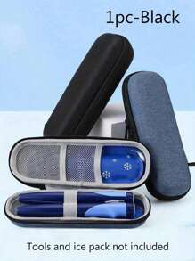 1 حقيبة تبريد إسينولين محمولة معزولة باللون الأزرق الداكن. صندوق تبريد بارد سهل الاستخدام خفيف الوزن وسحاب بسيط. حقيبة سفر لمرض السكري، حقيبة تبريد محمولة للأنسولين والأجهزة الطبية، بتصميم عصري - متعدد الألوان - مشاهدة 2