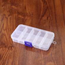 1入組15格漆封印章頭收納盒（不包括封印章頭），透明塑料首飾收納盒，帶網格和蓋子，大容量，方便攜帶和存儲 - 無色 - 查看 13