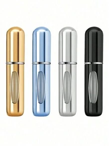 4pcs 5ml Portable Refillable Perfume Atomizer Spray Bottle Fragrance Pump With Travel Case