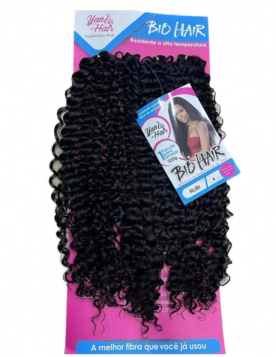 Ruby Organic Crochet Hair 320g Bio Fiber + Gift - Light Brown - 查看 1