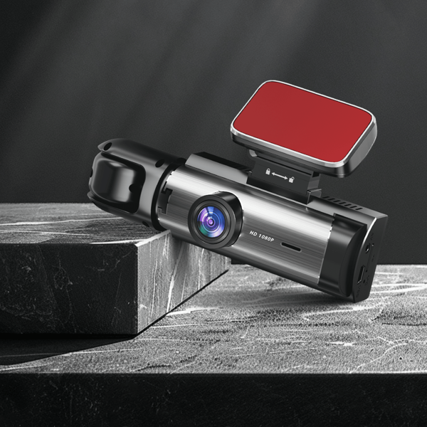 Registratore di guida per auto, doppia fotocamera anteriore e posteriore 1080P, schermo IPS da 3,16 pollici, registrazione in loop per visione notturna ad alta definizione grandangolare con sensore G, scheda di memoria 32G gratuita