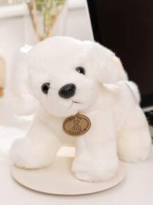 毛绒狗玩偶，小狗玩偶，女孩用可爱毛绒动物泰迪熊，金毛猎犬毛绒玩具抱枕 - 彩色 - 查看 14