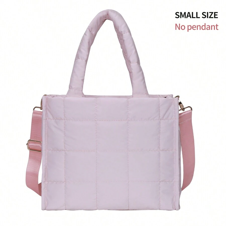 超轻大容量绗缝手提袋