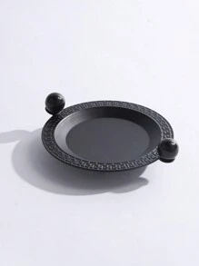 1 件，圆形矩形金属托盘，黑色和白色，现代家居装饰，桌面蜡烛收纳盒，香水，装饰，厨房台面展示，无需电源，金属材料，壁挂装饰最佳礼物生日盘子厨房配件厨房装饰托盘水果托盘托盘装饰 - 彩色 - 查看 13