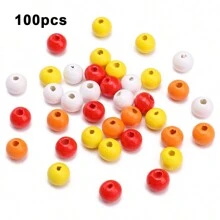 100/300 hạt gỗ tròn thủ công 8mm rực rỡ - Nhiều màu sắc, hạt dùng để làm đồ trang sức tự làm và các dự án sáng tạo - Chất lượng cao cấp, bề mặt mịn, vật dụng thủ công đa năng - 8 triệu - Xem 9