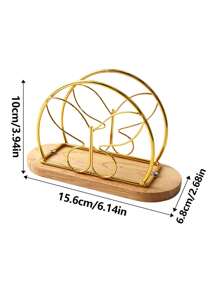 1 件北欧风格铁质纸巾架，适用于咖啡馆、酒店、餐厅的金属餐巾架，蝴蝶形纸巾盒，感恩节 - 彩色 - 查看 3