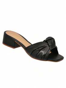 Women's Casual Block Heel Sandals Clogs New Summer Release - 822 - 34 To 40 Shoes Zone - 黑色 - 查看 2