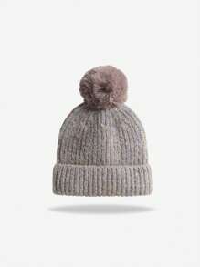 1PC Hat Women's Autumn And Winter Woolen Hat Day Ear Protector Hat Sweet And Cute Winter Student Hat Korean Knitted Hat Winter Christmas Beanie Hat