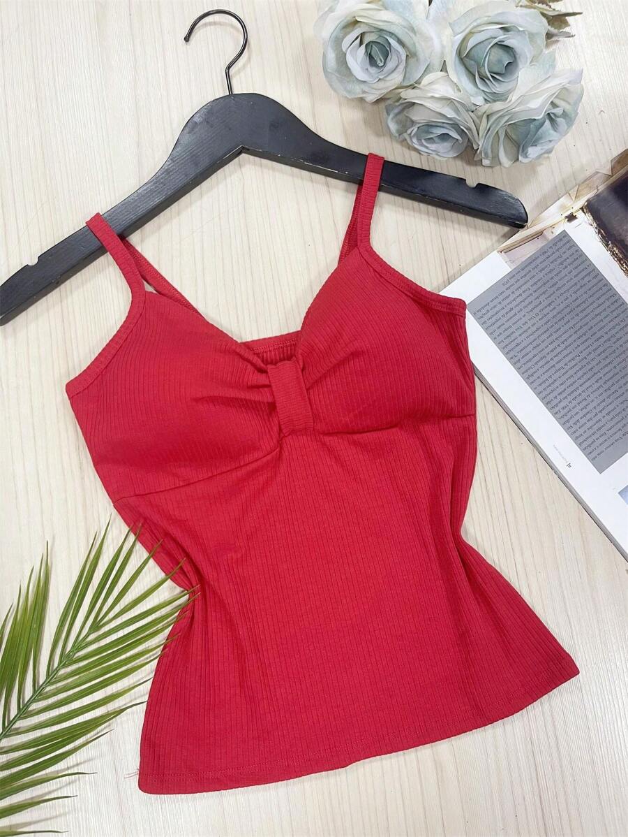 Women Tank Tops & Camis - Đỏ - Xem 1