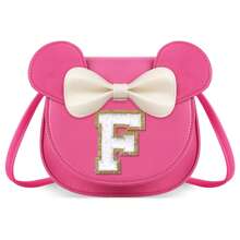 个性化字母钱包，独特钱包，蝴蝶结钱包，小女孩钱包，S码钱包，斜挎包，S码生日礼物，适合2-7岁女孩