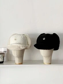 1pc Unisex Warm, Windproof, Thermal Lined Earflap Hat, Cold Weather Outdoor Activities Like Cycling, Skiing In Autumn/Winter