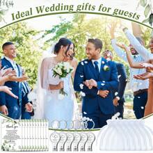 Elegant Wedding Gift Set 5/10 Set Multipurpose Nail Clipper Set With White Organza Bag - For Guests, Men, Women - Perfect For All Seasons
