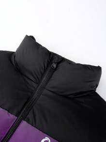 Annil Boys' And Girls' Children's Clothing. Mid-To-Long Down Jacket For Winter. Warm, Outdoor, Color-Blocked, Windproof And Waterproof.
