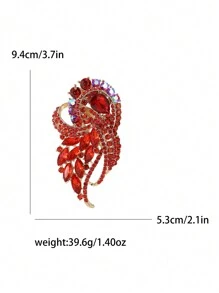 Luxury Crystal Brooch For Women Party Banquet Jewelry Gift Dress Skirt Accessory