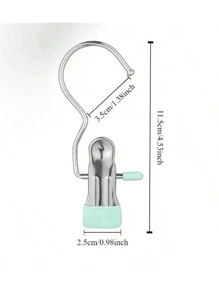 1pc 5 Tier Trouser Rack, Stainless Steel S-Shape Multi-Tier Hanger