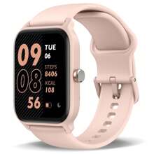 Faweio Smart Watch For Men Women, Answer Make Call, Alexa Built-In, 1.8" Touch Screen Fitness Tracker For Iphone Android With 100+ Sport Modes,Sleep Monitor, IP68 Waterproof Watch - Hồng - Xem 1