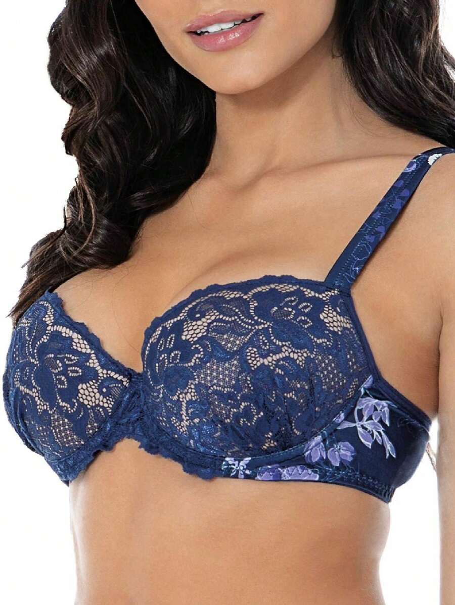 DeMillus Sisi 67162 Bra - 藏蓝色 - 查看 1