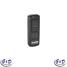 Trodat Pocket Stamp 9511 WITHOUT PERSONALIZATION/DEVICE ONLY - Size 14x38 - màu đen - Xem 2