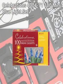 Celebrations 4004-71 100 Mini Blue Light Set - Multicolor - View 2