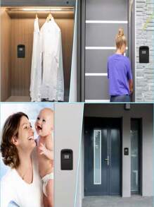 Key Safe With 4-Digit Programmable Password Allows Changes - màu đen - Xem 5