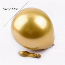 20/50 个 5 英寸镀铬金属气球，洗礼装饰，圣餐装饰，适用于万圣节、毕业典礼、生日、婚礼、周年纪念、返校装饰 - 彩色 - 查看 5