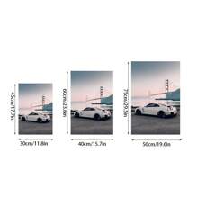 1 幅，非常酷的跑车，海报，壁纸，油画，家居装饰，客厅卧室装饰画，无框 - 彩色 - 查看 3