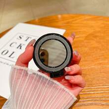 闪亮亮片指环支架，带镜子，适用于所有智能手机 - 闪亮手机握把和支架，时尚闪亮指环支架，通用手机配件 - 彩色 - 查看 16