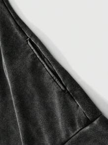 Men's Letter & Portrait Print Zip-Up Hooded Sweatshirt, Suitable For Spring And Autumn - Black - View 5