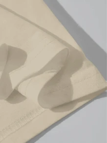 Men's Poker Print T-Shirt Oversized Premium Mesh - Màu be - Xem 3