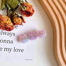 مشابك شعر بلاستيكية ثلاثية اللون من الأسيتات بتصميم قطة وتمساح، مشابك شعر مخالب، اكسسوارات شعر، أدوات مدرسية