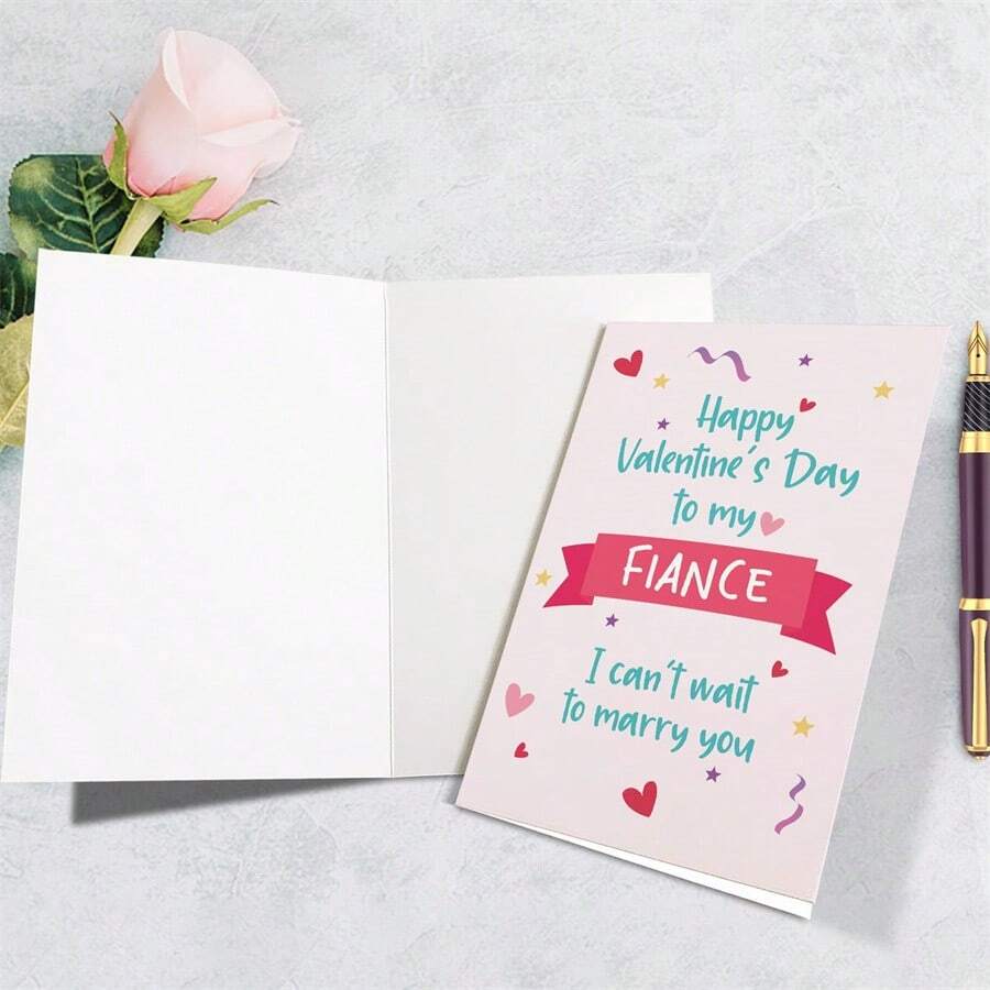 1 件送给未婚夫的情人节快乐卡片、送给未婚夫的浪漫情人节卡片、未婚夫的情人节卡片、未婚妻的情人节卡片、我迫不及待想娶你 - 多色 - 查看 1