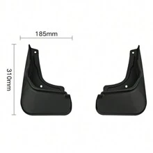 4Pcs Mud Flaps Splash Guards Mudguard With Fastener Screws Kit No Drilling Mudguards Mudflaps Front And Rear Side Compatible For MG4 EV 2022-2023 - Black - View 6