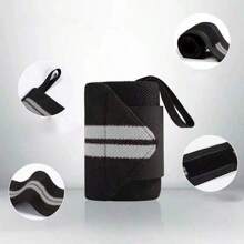 Dây đeo cổ tay thể dục, được thiết kế cho cử tạ, chống đẩy, rèn luyện sức mạnh, quấn nén, thấm mồ hôi và phòng ngừa bong gân - Nhiều màu - Xem 2