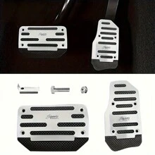 1 bộ Bàn đạp xe số tự động, Bàn đạp ga, Nắp bàn đạp phanh, Bộ bàn đạp ly hợp, Phụ kiện thay thế phổ thông cho xe hơi - Nhiều màu - Xem 4