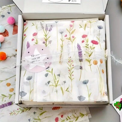 10 tờ giấy gói hoa oải hương nhiều màu sắc - Dùng để đóng gói quà tặng, đóng gói bó hoa và các dự án tự làm, thích hợp cho trang trí sinh nhật, tiệc tùng và đám cưới, cũng như giấy trang trí đa năng để làm đầy túi quà