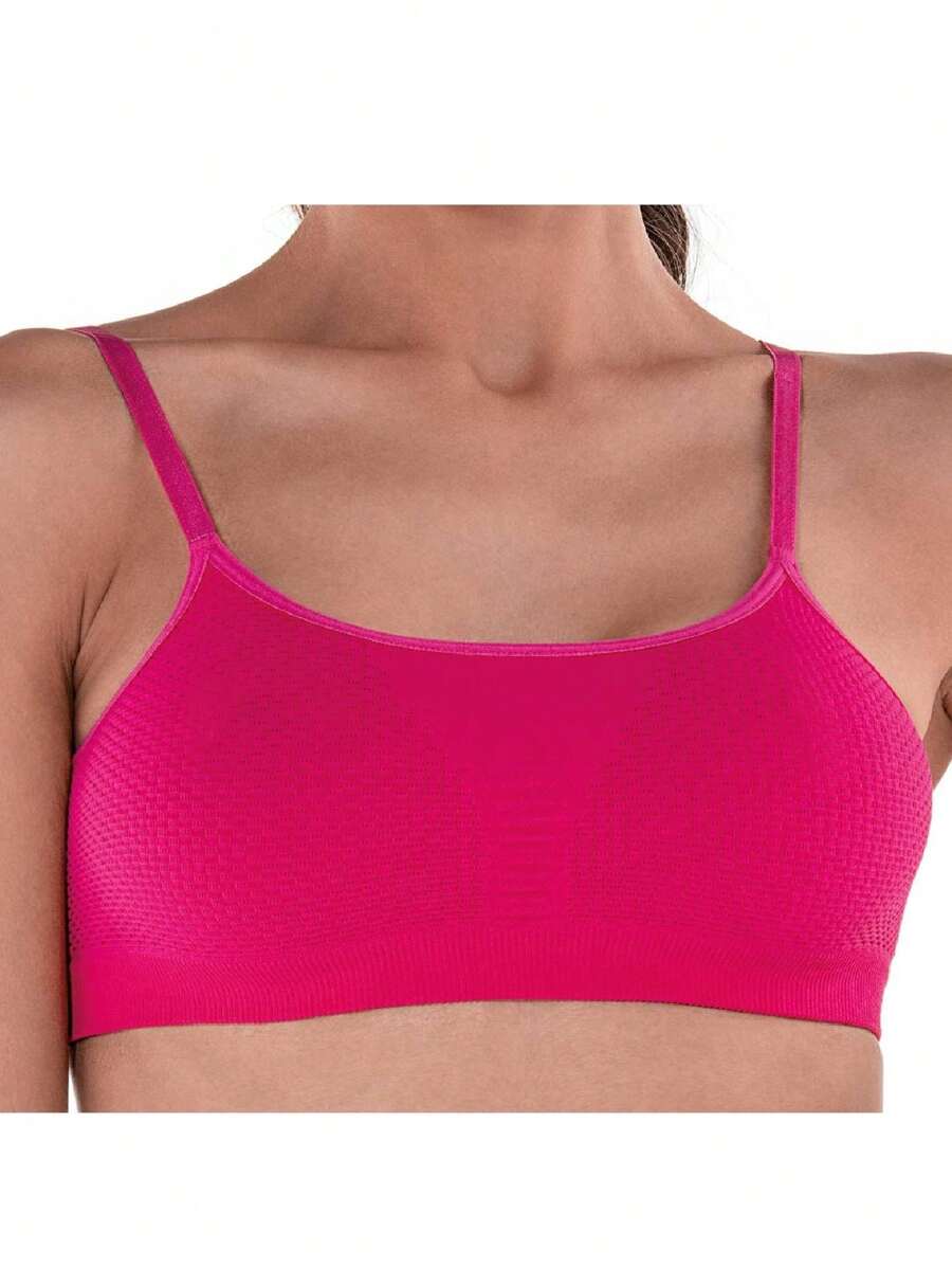 Top Fitness Velvette Ultralight DeMillus 61235 - 玫紅色 - 查看 1