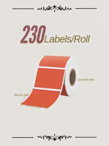 SINMARK Colorful Assorted Thermal Label Sticker Paper, 1.57" X 1.18" (40mm X 30mm), 12.5mm Core, Suitable For Barcode/Logo/Gift Tag/Thank You Label/Small Business/Home, Compatible With KS35, KS28 Phomemo M200, M220, E210, P50, DETONGER P1 - Color Combination - View 3