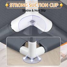 Sour Lemon Baby Playpen For Baby And Toddlers, Kid's Fence With Anti-Collision Foam And Breathable Mesh, Indoor Kids Activity Center, Including 50 Ocean Balls Y 4 Pull Rings - Grey - View 4