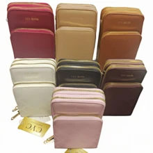 Women's Crossbody Bag With 3 Compartments Cell Phone Holder With Strap C002 - 棕色 - 查看 5