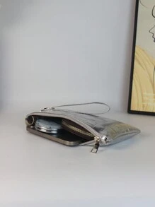 鳄鱼纹女士钱包，休闲女士手拿包，时尚复古手机包，手提包，零钱包，晚装包