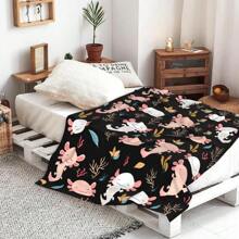Christmas Gifts Thermal Warm Comfortable Axolotl Gift  50"X 60" Blanket Ultra Soft Flannel Merch Salamander Throw Blanket Stuff Gifts For Axolotl Lovers For  Women Family Axolotl Gift - 蠑螈禮物 - 查看 4