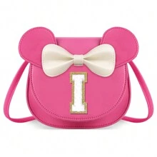 个性化字母钱包，独特钱包，蝴蝶结钱包，小女孩钱包，S码钱包，斜挎包，S码生日礼物，适合2-7岁女孩