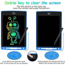 Magic Whiteboard LCD Screen Children's Writing And Drawing Tablet 8.5/10/12 Inches - Cậu Bé Màu Sắc - Xem 5
