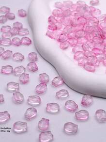 Gói đơn 30 chiếc/túi Hỗn hợp màu sắc Gradient màu hoa tulip lá hạt rời hạt thủy tinh hạt không gian để làm đồ trang sức vòng tay hoa tai tự làm - hoa tulip - Xem 16